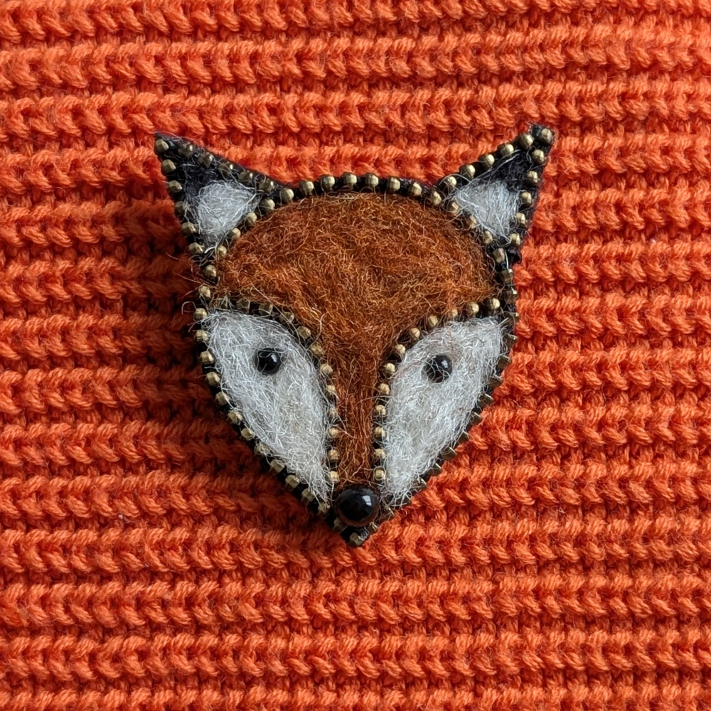 Fox Brooch