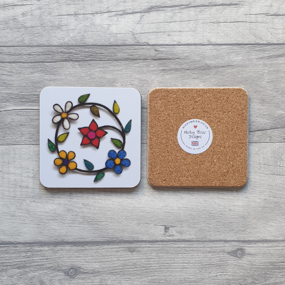 Garden Flowers coasters