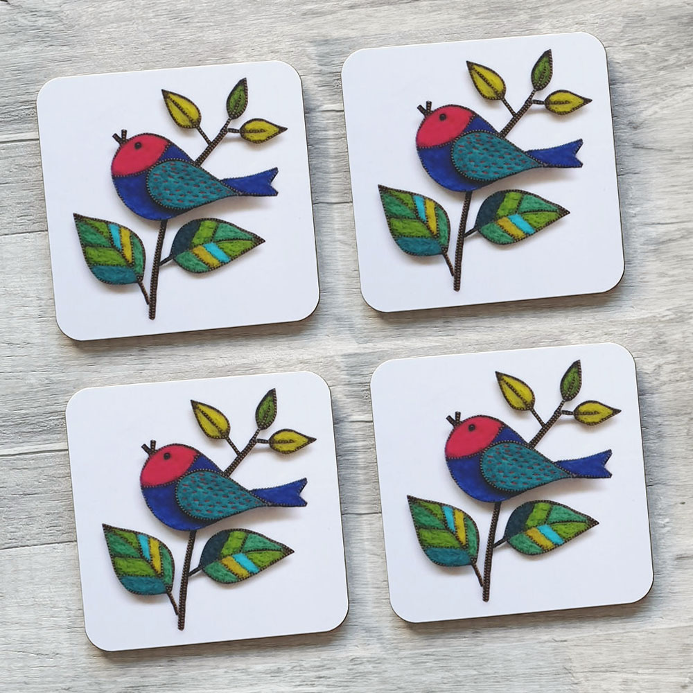 Morning Song Coasters Set of 4