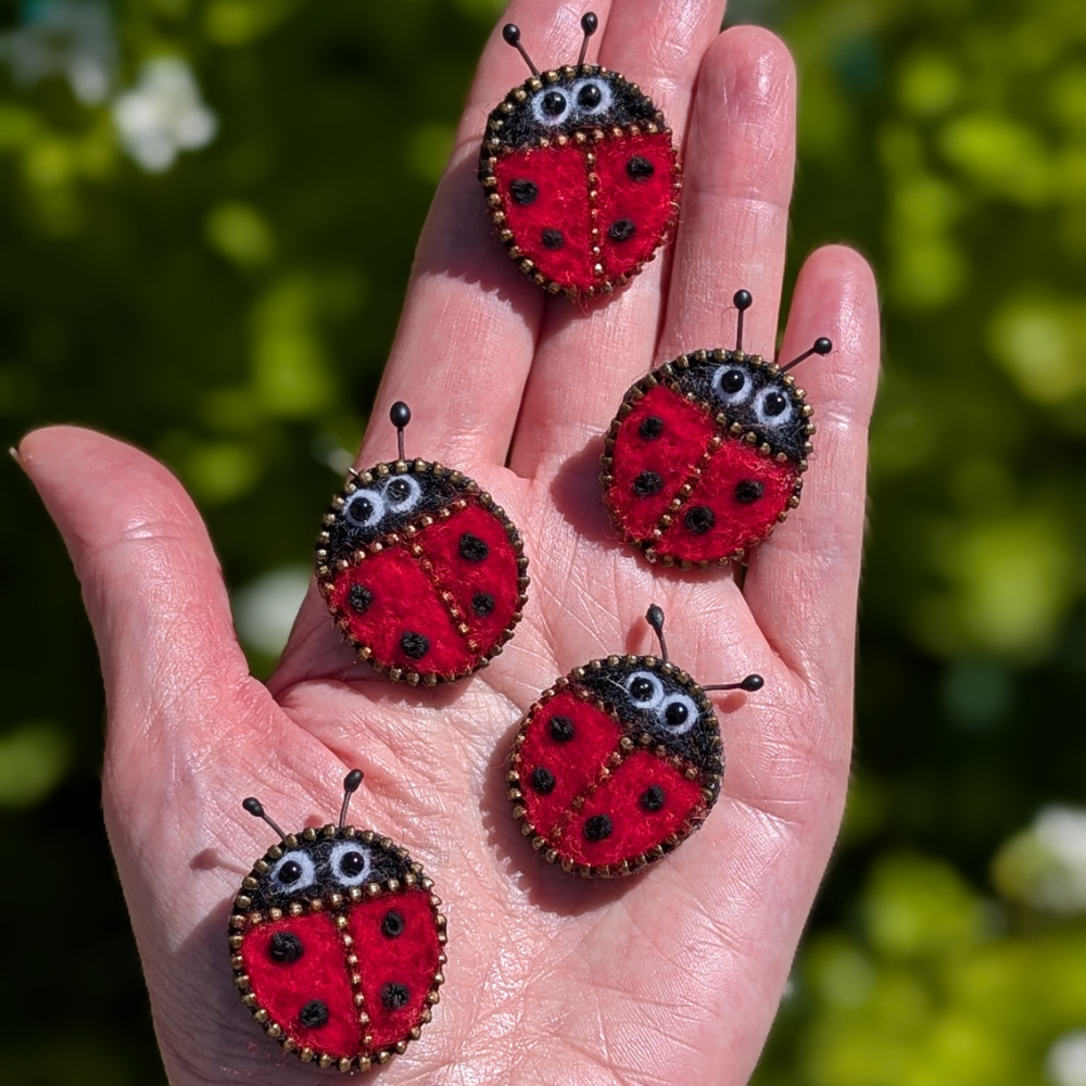 ladybird brooches